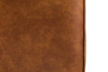 Chesterfield Delux Lenestol+Fotskammel - Cognac - Møbler - Stoler & lenestoler - Lenestoler - Lenestol skinn