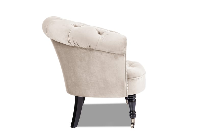 Chesterfield Ludovic Lenestol - Beige - Møbler - Stoler & lenestoler - Lenestoler - Chesterfield lenestol