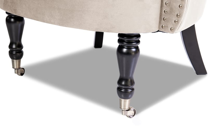Chesterfield Ludovic Lenestol - Beige - Møbler - Stoler & lenestoler - Lenestoler - Chesterfield lenestol