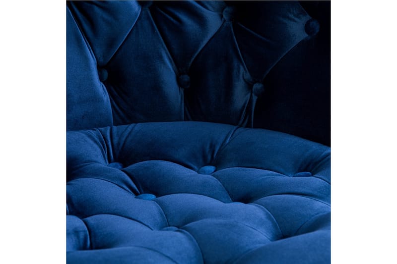 Chesterfield Ludovic Lenestol - Blå - Møbler - Stoler & lenestoler - Lenestoler - Chesterfield lenestol