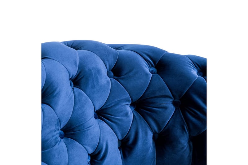 Chesterfield Ludovic Lenestol - Blå - Møbler - Stoler & lenestoler - Lenestoler - Chesterfield lenestol