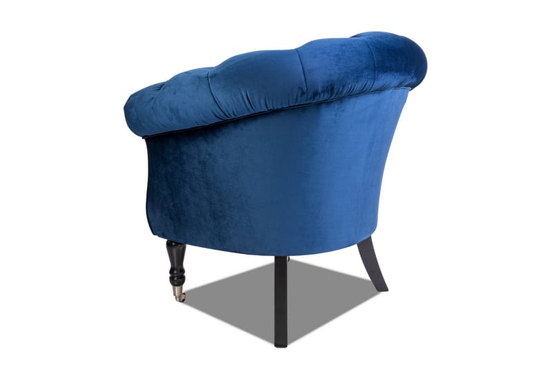 Chesterfield Ludovic Lenestol - Blå - Møbler - Stoler & lenestoler - Lenestoler - Chesterfield lenestol