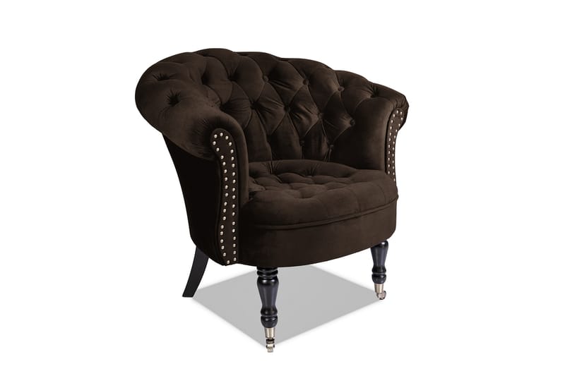 Chesterfield Ludovic Lenestol - Brun - Møbler - Stoler & lenestoler - Lenestoler - Chesterfield lenestol
