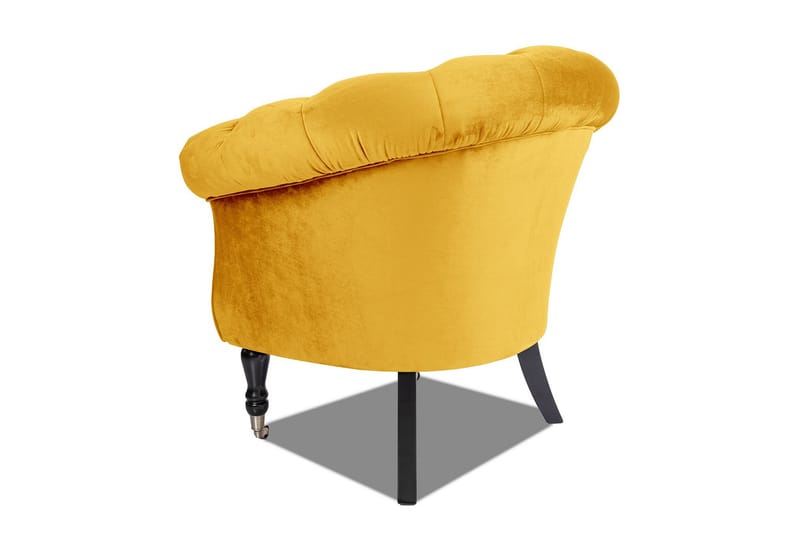 Chesterfield Ludovic Lenestol - Gul - Møbler - Stoler & lenestoler - Lenestoler - Chesterfield lenestol