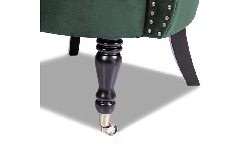 Chesterfield Ludovic Lenestol - Mørkegrønn - Møbler - Stoler & lenestoler - Lenestoler - Chesterfield lenestol