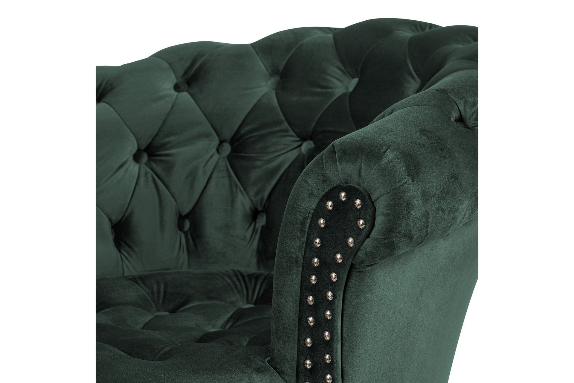 Chesterfield Ludovic Lenestol - Mørkegrønn - Møbler - Stoler & lenestoler - Lenestoler - Chesterfield lenestol