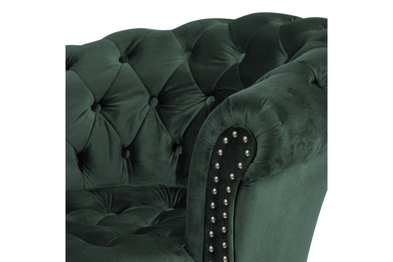 Chesterfield Ludovic Lenestol - Mørkegrønn - Møbler - Stoler & lenestoler - Lenestoler - Chesterfield lenestol