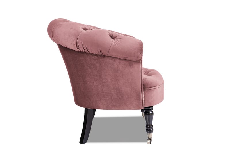 Chesterfield Ludovic Lenestol - Rosa - Møbler - Stoler & lenestoler - Lenestoler - Chesterfield lenestol