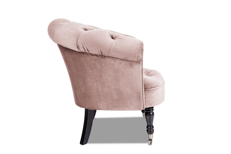 Chesterfield Ludovic Lenestol - Rosa - Møbler - Stoler & lenestoler - Lenestoler - Chesterfield lenestol