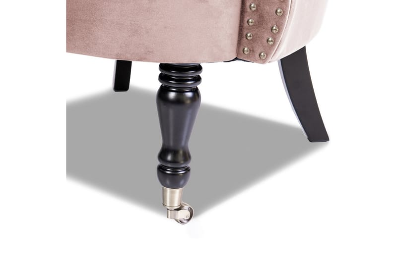 Chesterfield Ludovic Lenestol - Rosa - Møbler - Stoler & lenestoler - Lenestoler - Chesterfield lenestol