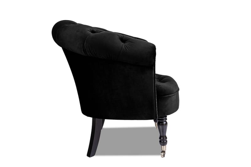 Chesterfield Ludovic Lenestol - Svart - Møbler - Stoler & lenestoler - Lenestoler - Chesterfield lenestol