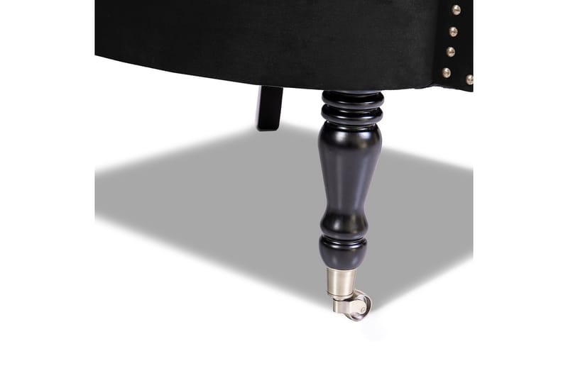 Chesterfield Ludovic Lenestol - Svart - Møbler - Stoler & lenestoler - Lenestoler - Chesterfield lenestol