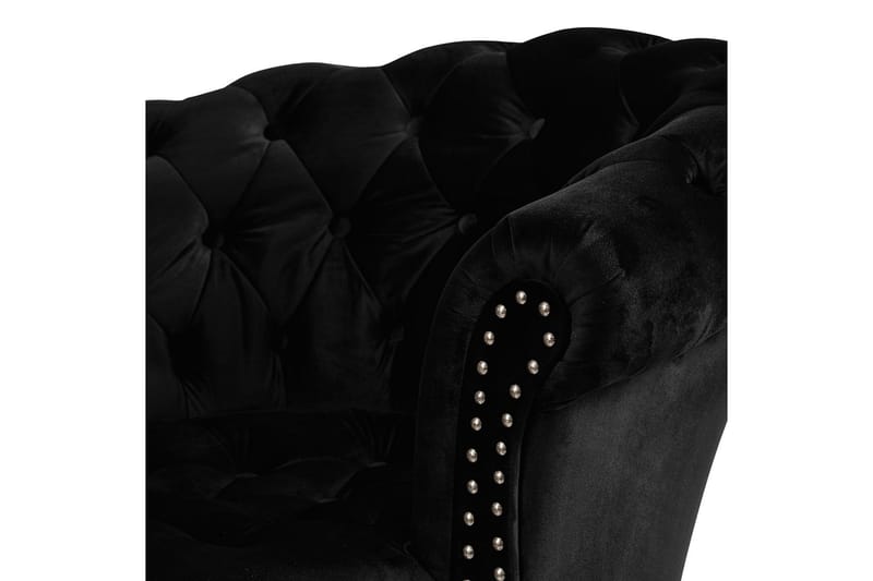Chesterfield Ludovic Lenestol - Svart - Møbler - Stoler & lenestoler - Lenestoler - Chesterfield lenestol