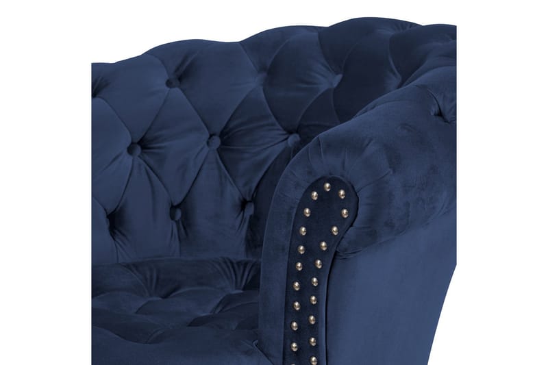 Chesterfield Ludovic Lenestol - Petrolblå - Møbler - Stoler & lenestoler - Lenestoler - Chesterfield lenestol