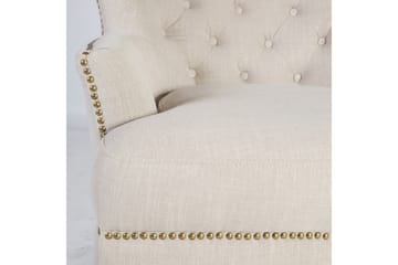 Lenestol HOLMES 79x85xH98cm beige - Møbler - Stoler & lenestoler - Lenestoler - Ørelappstol