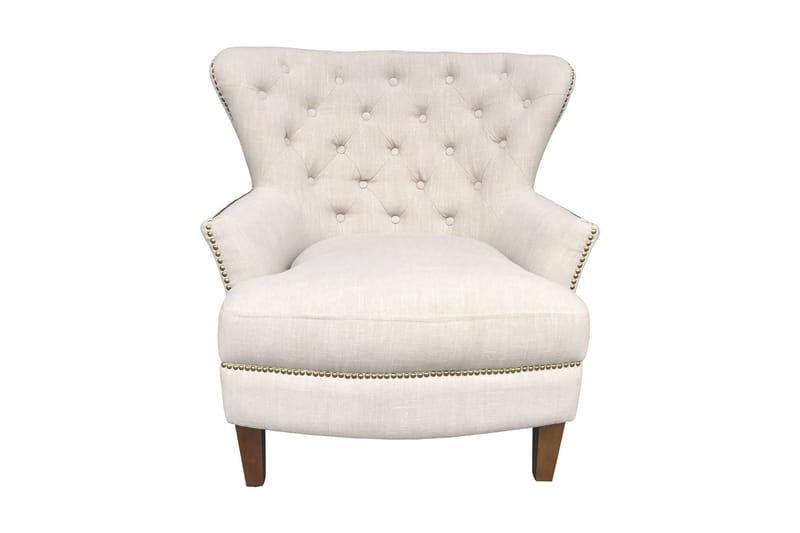 Lenestol HOLMES 79x85xH98cm beige - Møbler - Stoler & lenestoler - Lenestoler - Chesterfield lenestol