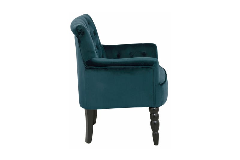 Naoki Lenestol Fløyel - Grønn - Møbler - Stoler & lenestoler - Lenestoler - Chesterfield lenestol