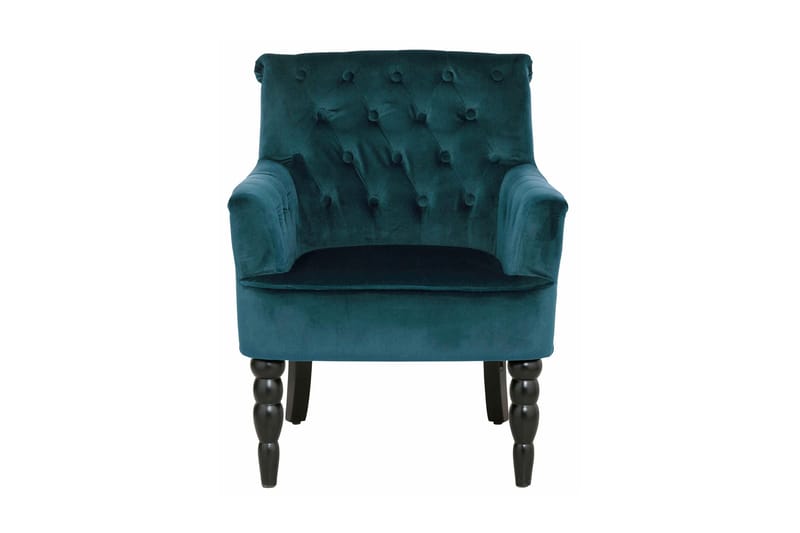 Naoki Lenestol Fløyel - Grønn - Møbler - Stoler & lenestoler - Lenestoler - Chesterfield lenestol