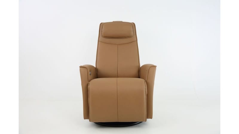 Clashan Hjellegjerde reclinerlenestol elektrisk - Brun - Møbler - Stoler & lenestoler - Lenestoler - Recliner & kinostol