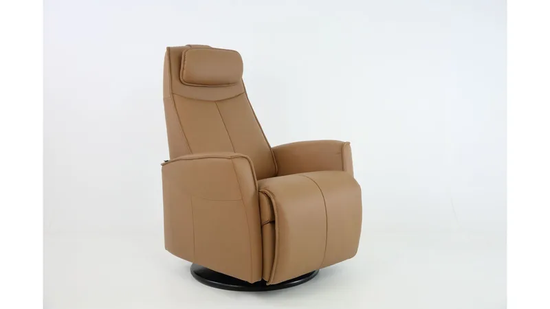 Clashan Hjellegjerde reclinerlenestol elektrisk, Brun