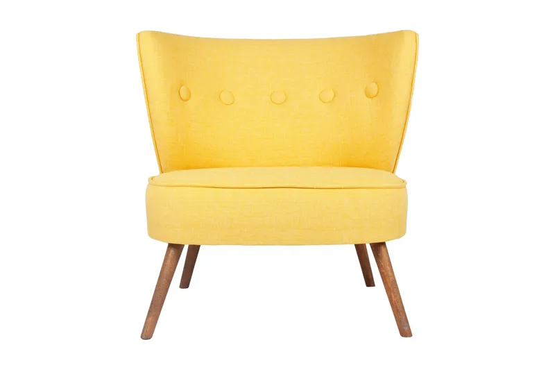 Clivocast Lenestol med Armlene - Gul - Møbler - Stoler & lenestoler - Lenestoler