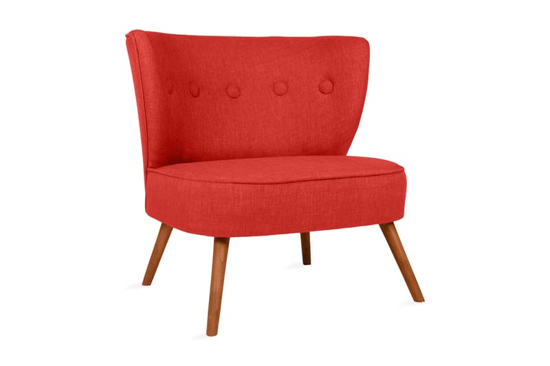 Clivocast Lenestol med Armlene - Rød - Møbler - Stoler & lenestoler - Lenestoler
