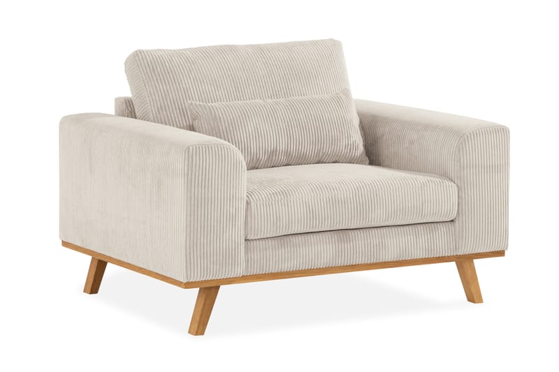 Copenhagen Lenestol Cordfløyel - Beige - Møbler - Stoler & lenestoler - Lenestoler
