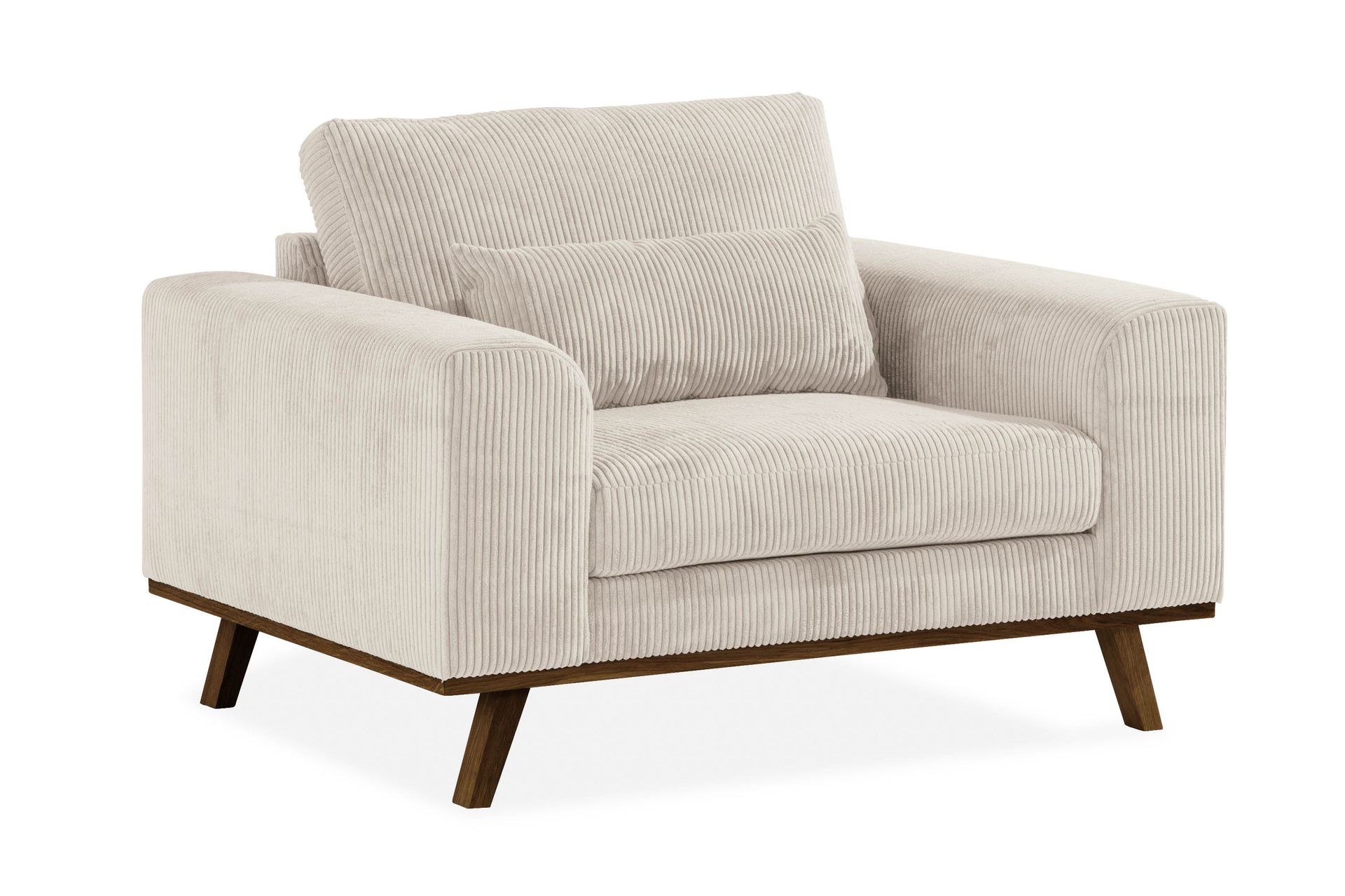 Copenhagen Lenestol Cordfløyel - Beige - Møbler - Stoler & lenestoler - Lenestoler