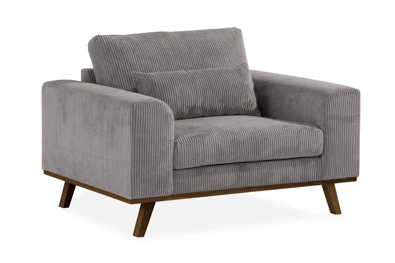 Copenhagen Lenestol Cordfløyel, Grå