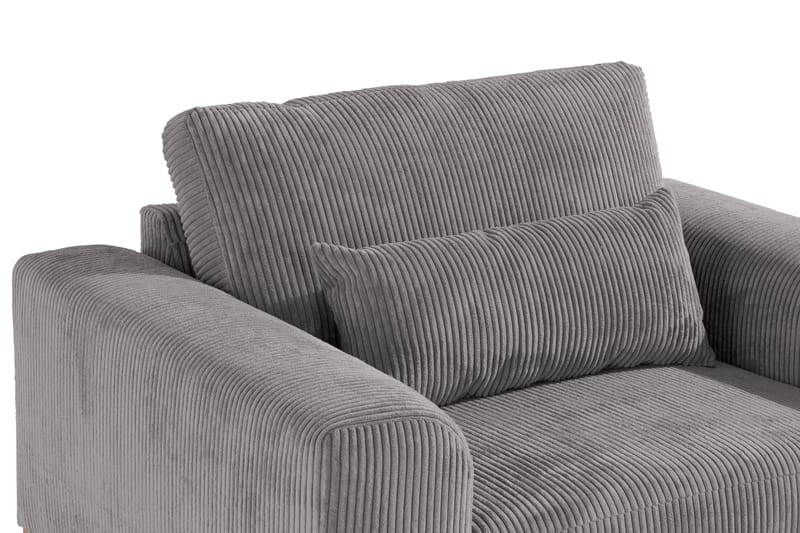 Copenhagen Lenestol Cordfløyel - Grå - Møbler - Stoler & lenestoler - Lenestoler