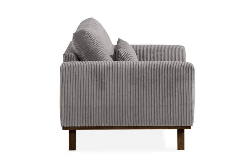 Copenhagen Lenestol Cordfløyel - Grå - Møbler - Stoler & lenestoler - Lenestoler