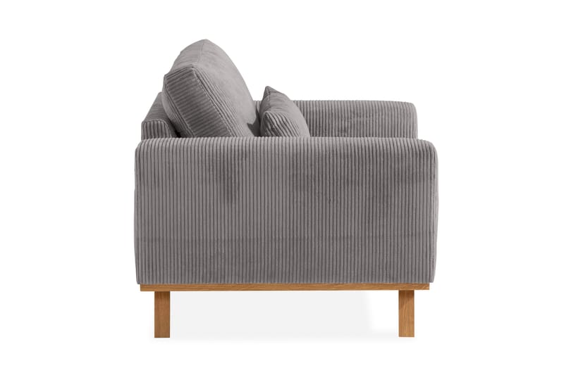 Copenhagen Lenestol Cordfløyel - Grå - Møbler - Stoler & lenestoler - Lenestoler