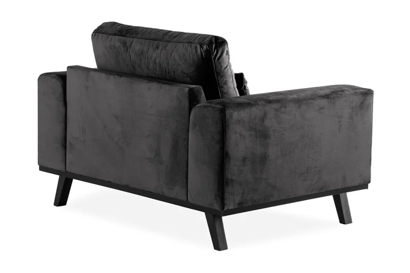 Copenhagen Lenestol Fløyel - Grå - Møbler - Stoler & lenestoler - Lenestoler