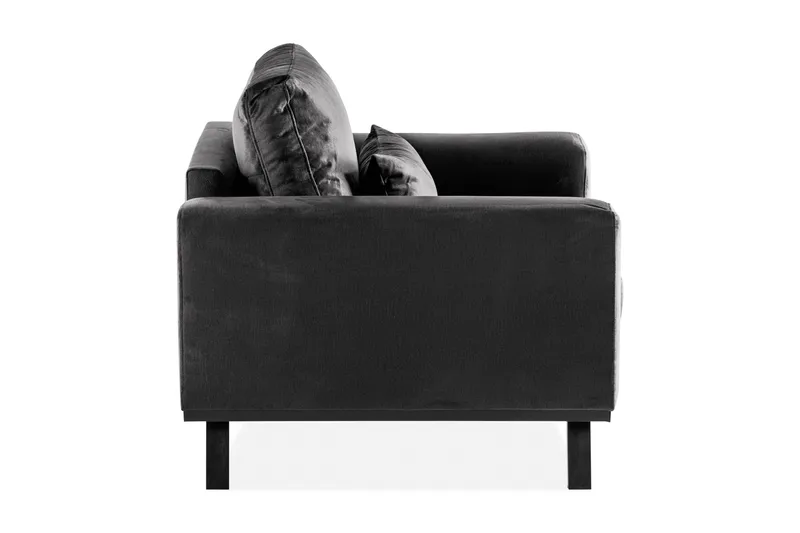 Copenhagen Lenestol Fløyel - Grå - Møbler - Stoler & lenestoler - Lenestoler