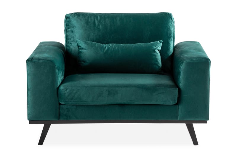 Copenhagen Lenestol Fløyel - Grønn - Møbler - Stoler & lenestoler - Lenestoler