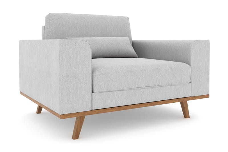 Copenhagen Lenestol Lin - Grå - Møbler - Stoler & lenestoler - Lenestoler