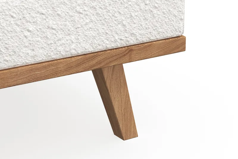 Copenhagen Lenestol med Fotskammel - Hvit - Møbler - Stoler & lenestoler - Lenestoler - Lenestol med fotskammel