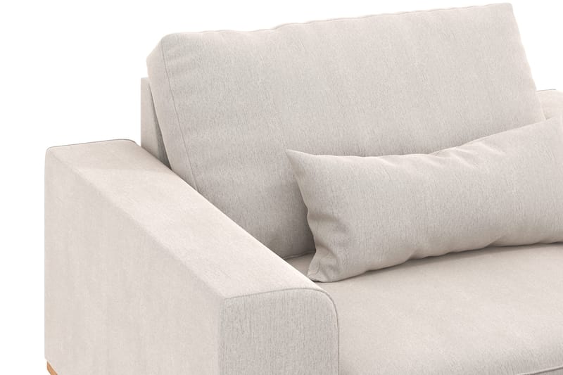 Copenhagen Lenestol med Fotskammel - Kremhvit - Møbler - Stoler & lenestoler - Lenestoler - Lenestol med fotskammel