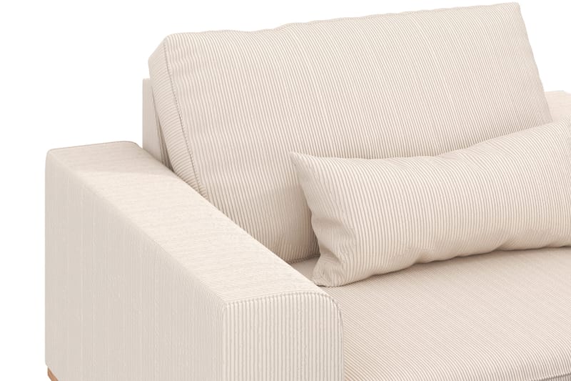 Copenhagen Lenestol med Fotskammel - Lysebeige - Møbler - Stoler & lenestoler - Lenestoler - Lenestol med fotskammel