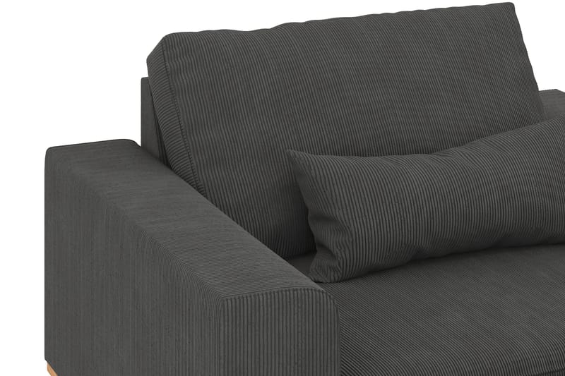 Copenhagen Lenestol med Fotskammel - Mørkegrå - Møbler - Stoler & lenestoler - Lenestoler - Lenestol med fotskammel