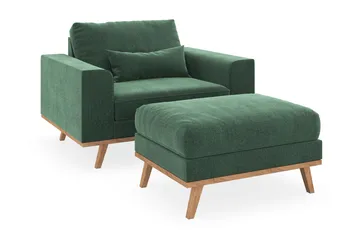 Copenhagen Lenestol med Fotskammel