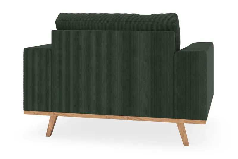 Copenhagen Liggelenestol med fotskammel - Mørkegrønn - Møbler - Stoler & lenestoler - Lenestoler - Lenestol med fotskammel