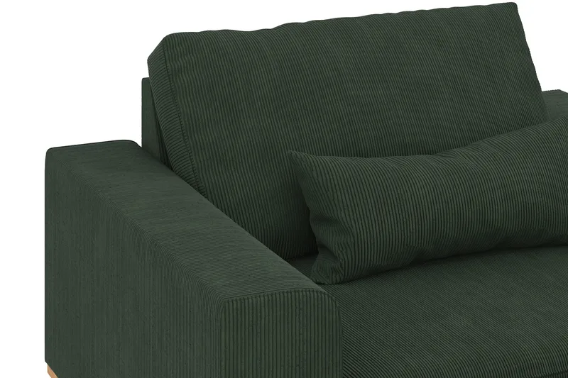 Copenhagen Liggelenestol med fotskammel - Mørkegrønn - Møbler - Stoler & lenestoler - Lenestoler - Lenestol med fotskammel