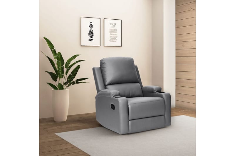 Dallas Lenestol - Grå - Møbler - Stoler & lenestoler - Lenestoler - Liggestol