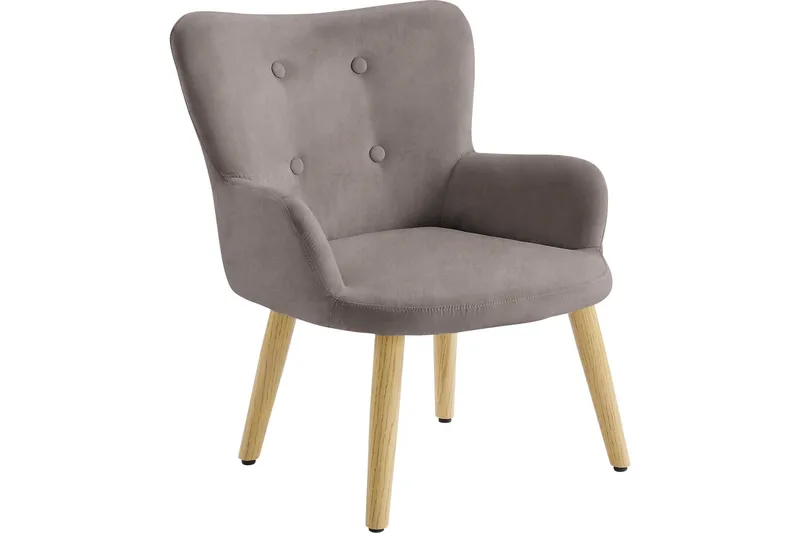 Decatur Loungelenestol - Kremhvit - Møbler - Stoler & lenestoler - Lenestoler