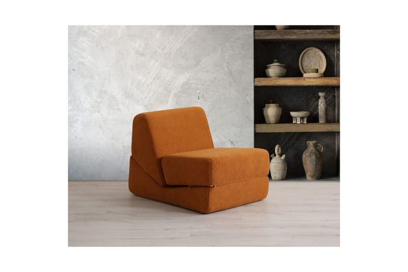 Dorielton Sovelenestol - Oransje - Møbler - Stoler & lenestoler - Lenestoler - Sovestol