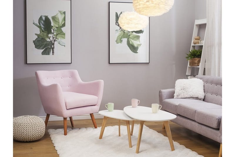 Drammen Lenestol - Rosa - Møbler - Stoler & lenestoler - Lenestoler