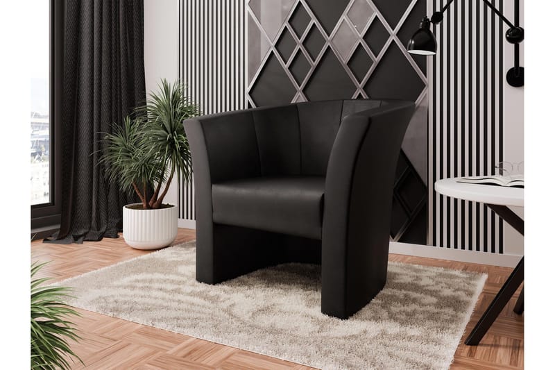 Dynir Klubblenestol - Svart - Møbler - Stoler & lenestoler - Lenestoler - Klubblenestol