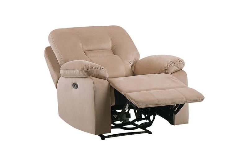 Elektrisk reclinerlenestol Rovik Beige - Beige - Møbler - Stoler & lenestoler - Lenestoler - Recliner & kinostol