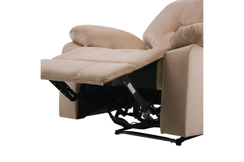 Elektrisk reclinerlenestol Rovik Beige - Beige - Møbler - Stoler & lenestoler - Lenestoler - Recliner & kinostol